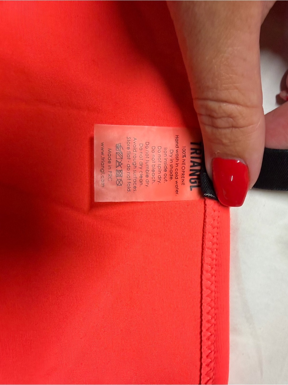 triangl swimwear Neon Coral & Flower Bikini - Picture 4 of 12